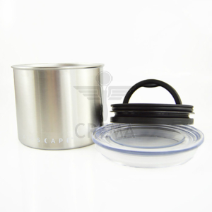 Airscape Classic 4 inch Coffee Canister - Silver
