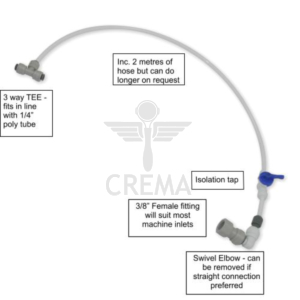 Tee Kit for plumbed in Domestic Coffee Machines