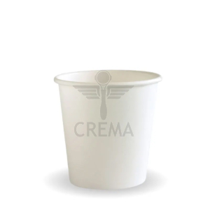 4oz Bio Cup White Single Wall (50/Sleeve)