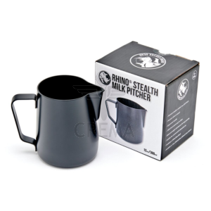 Rhinowares Stealth Black Milk Jug 360ml/12oz