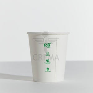 4oz Single Wall Truly Eco Cup Sleeve – White (50)
