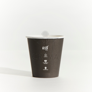 8oz Single Wall Truly Eco Cup - Black