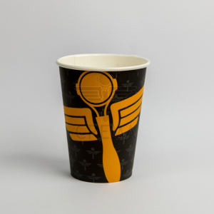 12oz Single Wall Truly Eco Cup Sleeve  - Crema (50)
