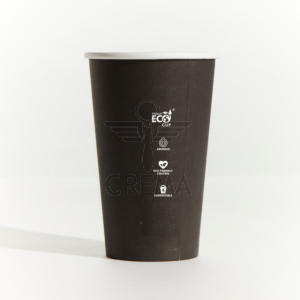 16oz Single Wall Truly Eco Cup - Black