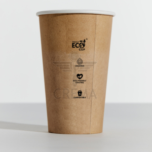 16oz Single Wall Truly Eco Cup - Kraft