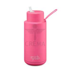 Frank Green Ceramic Reusable Bottle - 34oz/1,000ml - Neon Pink