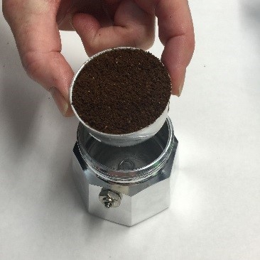 Stovetop made with Honduras Maria Sofia Milla Single Origin Coffee